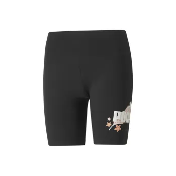 PUMA FLORAL VIBES HW Graphic Sports Shorts Women's Black