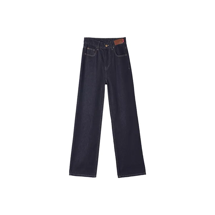 HIPPIEMISS Jeans Women's Normal Washed Blue-0