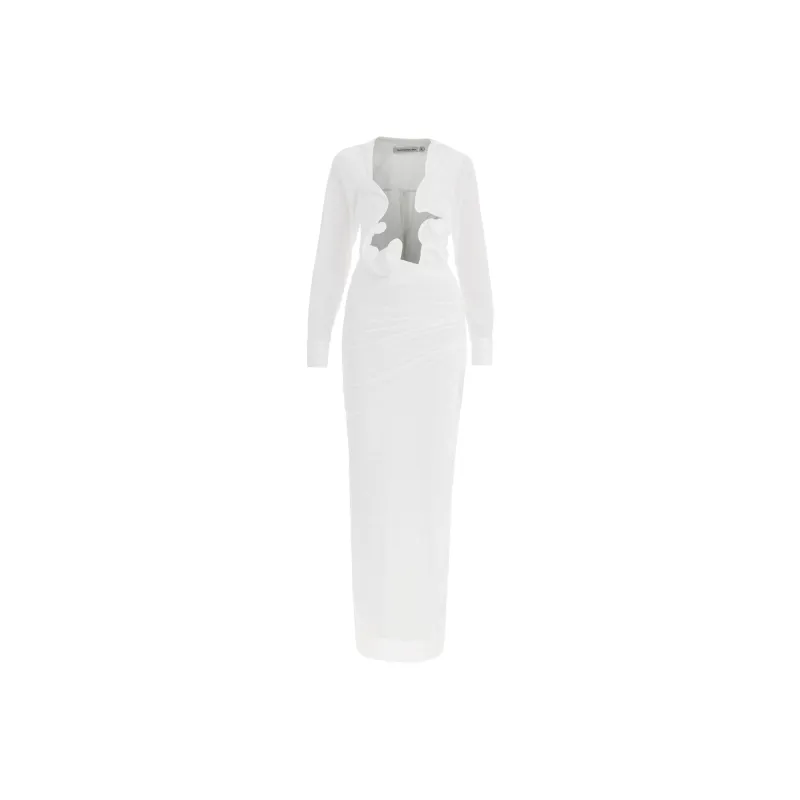 Christopher Esber Venus Plunging Maxi Dress-0