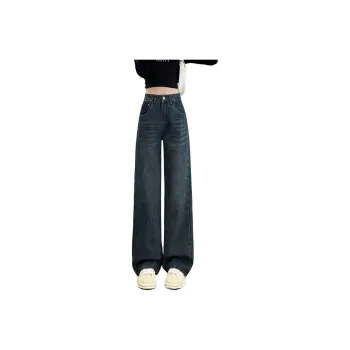 Flowers In Water Jeans Women's Concrete Gray