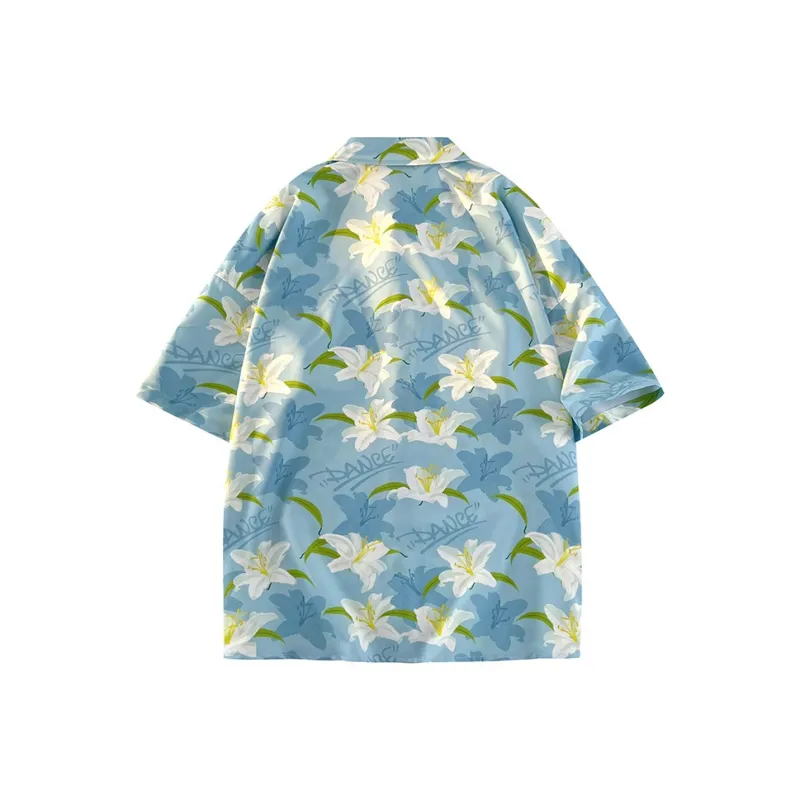 FORIDER Shirt Unisex Light Blue Lily-1