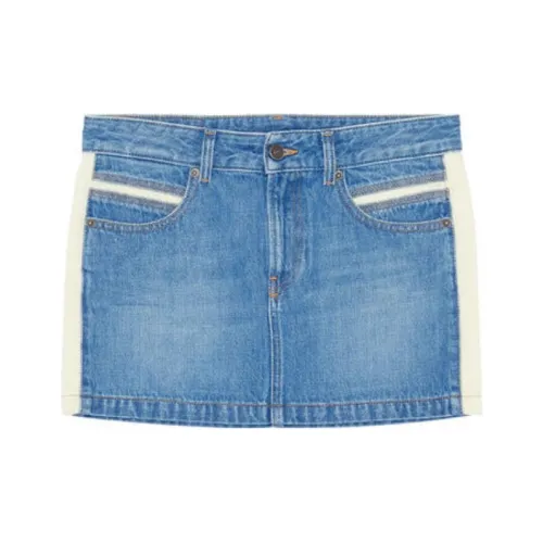 DIESEL Denim Short Skirts Women's Blue