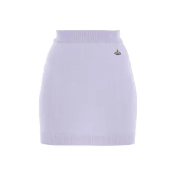 Vivienne Westwood Orb Embroidered Mini Skirt
