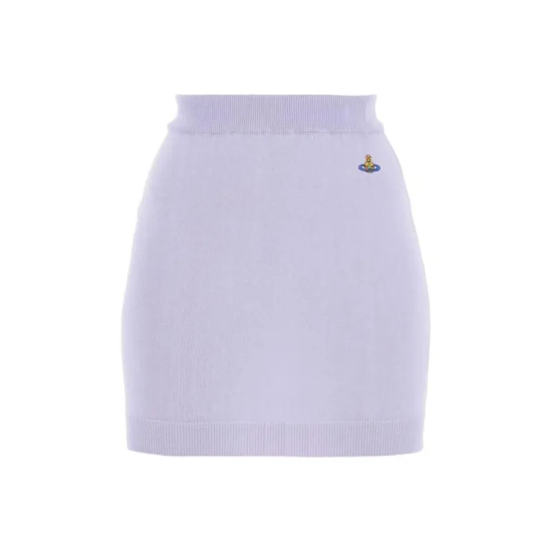 Vivienne Westwood Orb Embroidered Mini Skirt-0