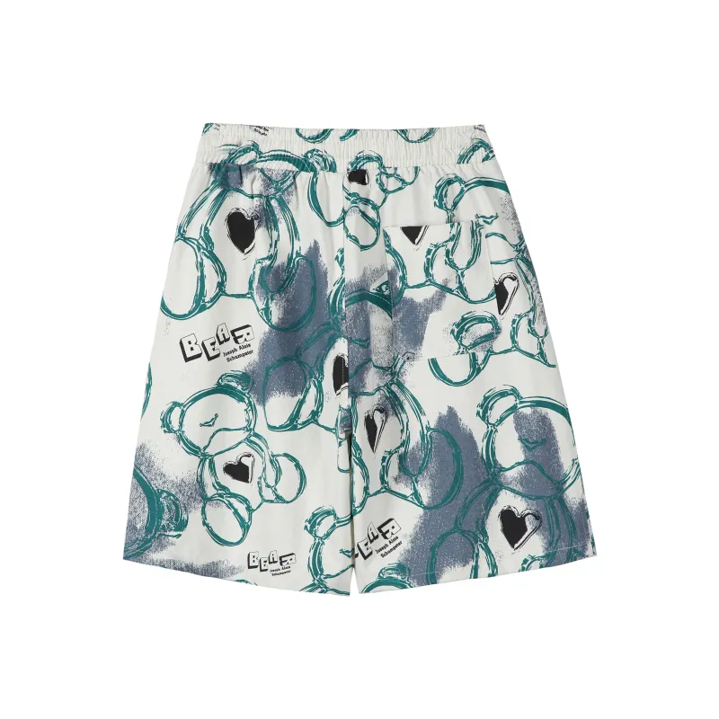 TESTUNG Casual Shorts Unisex-1