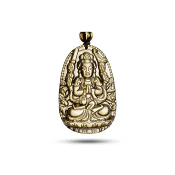 Sima Is Ethereal Obsidian Pendants Unisex