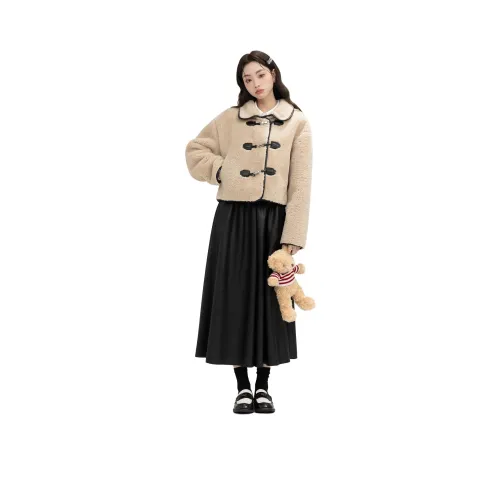 OYANXI Casual Suits Women's Black+Khaki
