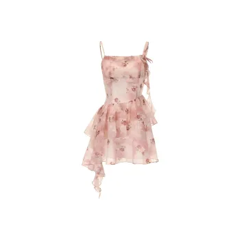 DOSOHEB Slip Dress Women's Pink