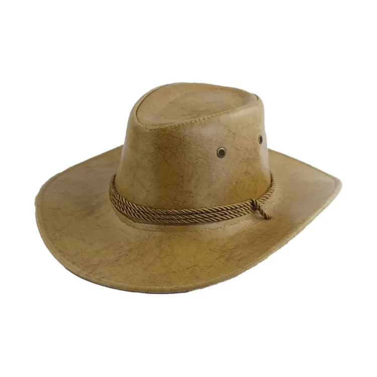 ASTAR HADES Faux Leather Hats & Caps Men's-5