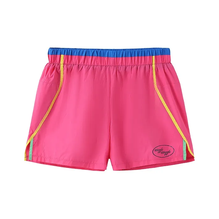 Wiggle Wiggle Color Block Striped Casual Sports Lightweight Shorts Women's-0
