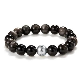 AGOVSKI Obsidian Jade Bracelets Unisex