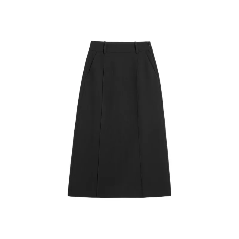 GAP Casual Long Skirts Women's Black-0