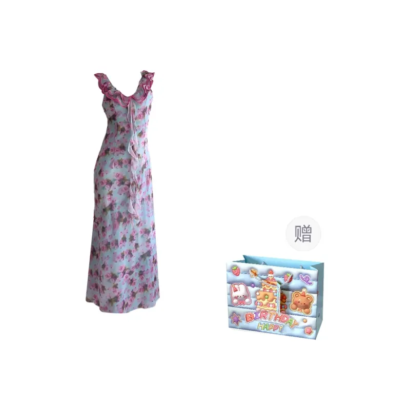 WOWI KCKS Slip Dress Women's Floral Dress-0