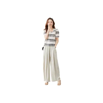TERRE BLEUE Casual Suit Women's Black/White