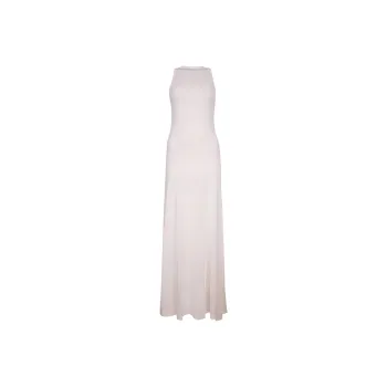 Jacquemus La Robe Maille Sculta Semi Sheer Maxi Dress