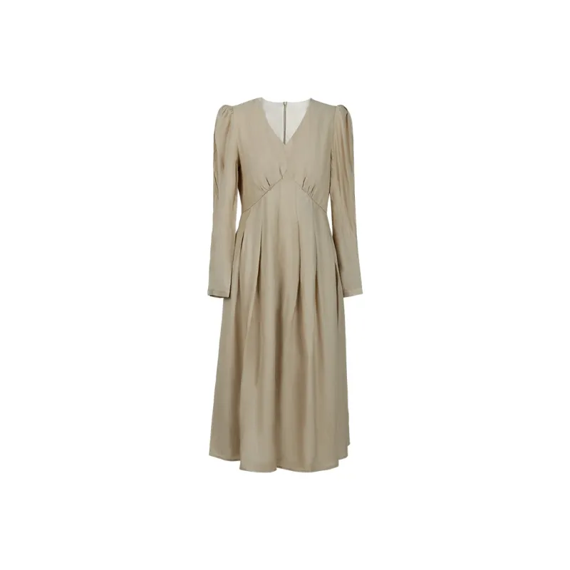 THE SEA LIFE Long Sleeved Dress Women's Tea Brown-0