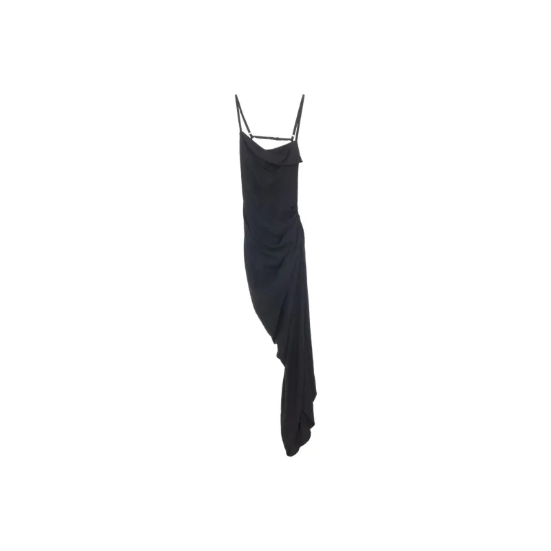 Jacquemus Ruched Strapped Dress-0