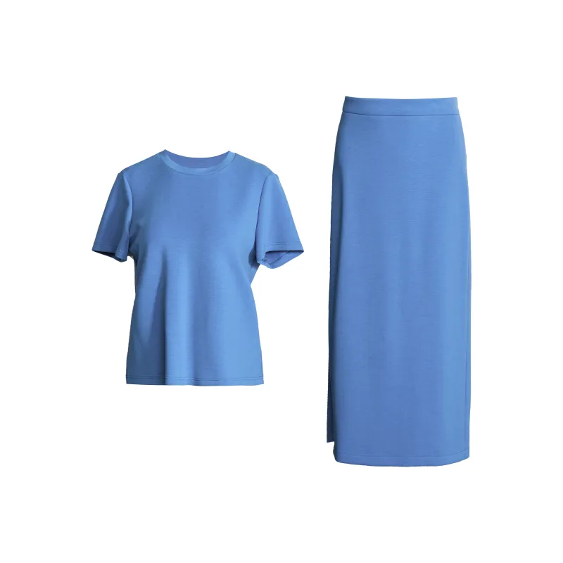 ROEYSHOUSE Skirt Set Women's Blue-0