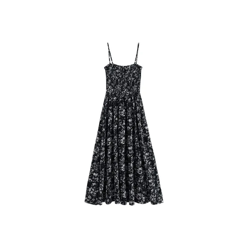 Initial Language Slip Dress Women's-5