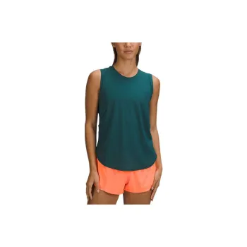 Lululemon Sleeveless Sports Shirts Women's Green