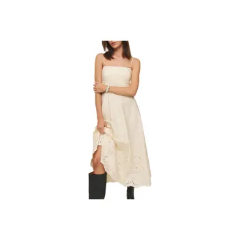 REFORMATION Cherie Dress Slip Dresses Women's Milk Candy Color