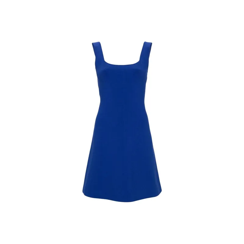 THEORY Square neck A line Minidress-0