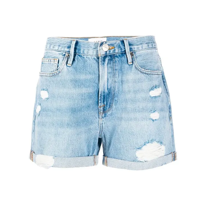 FRAME Denim Shorts Women's Blue-0