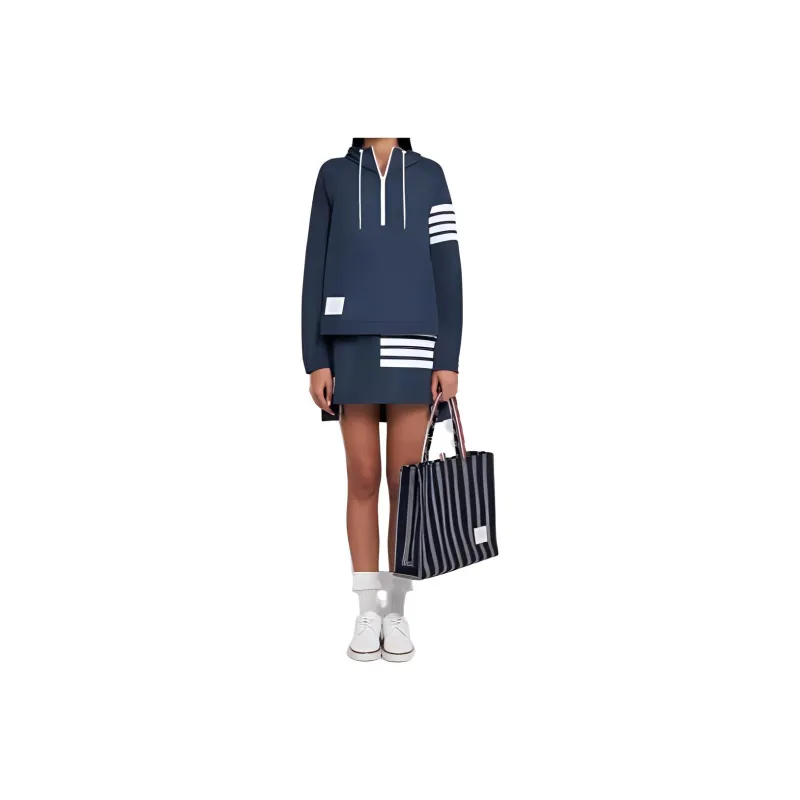 THOM BROWNE Casual Short Skirts Women's Blue-0