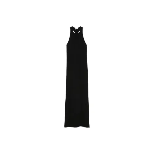 Saint Laurent paris Crewneck Sleeveless Long Dress
