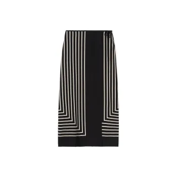 TOTEME Casual Long Skirts Women's Black
