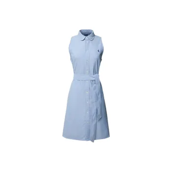 Polo Ralph Lauren Sleeveless Belted Shirt Dress