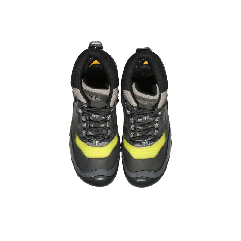 KEEN Ridge Fle Abrasion Resistant Cushioning Short Outdoor Boots Unisex Black-2