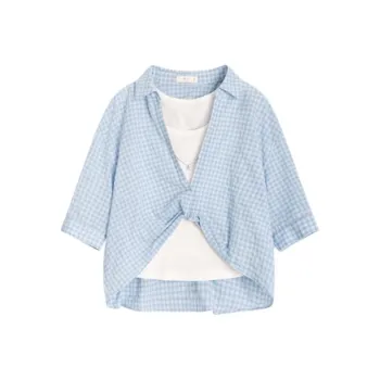 Fragment Casual Suit Women's Blue White