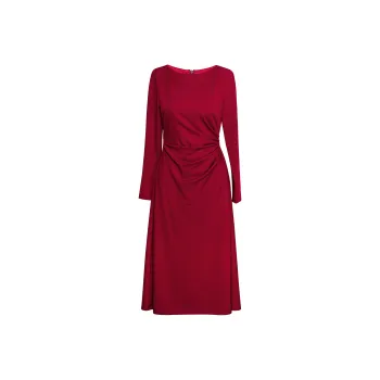 ROEYSHOUSE Long Sleeved Dresses Women's Red