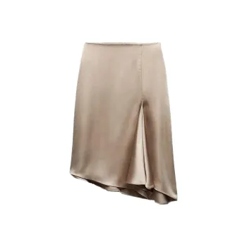 ZARA Casual Long Skirts Women's Light Pink