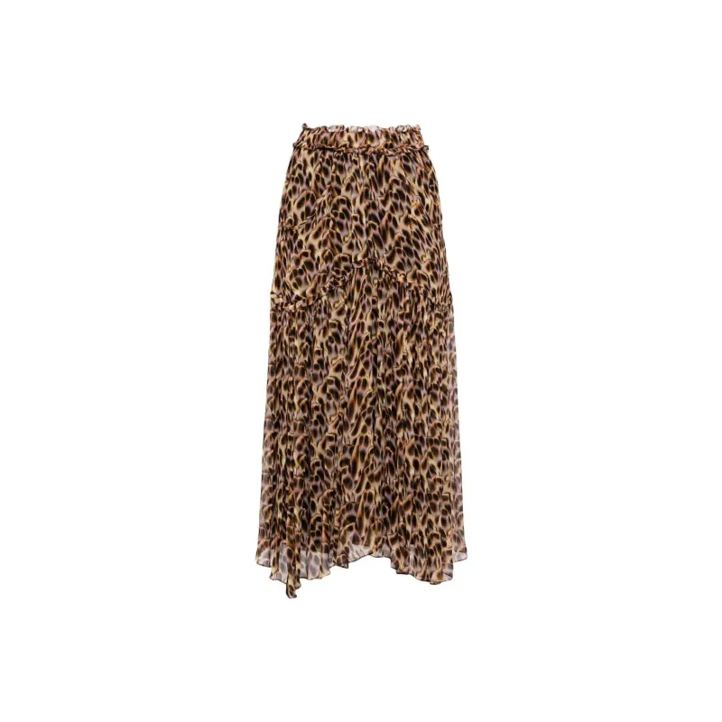 ISABEL MARANT ETOILE Veronique Draped Midi Skirt-0
