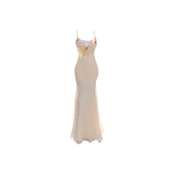 Nooidea Official Slip Dress Women's Furong Beige