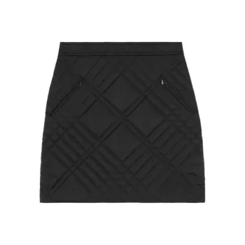 Burberry FW22 Cropped Skirt Women's Black