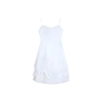 DOSOHEB Slip Dress Women's White