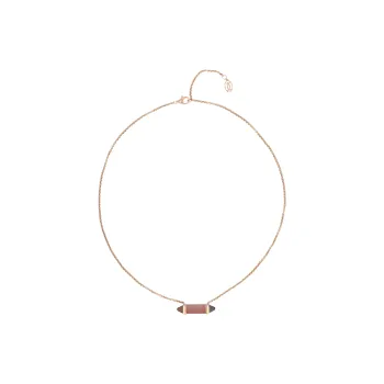 CARTIER Karat Gold, 18K Rose Gold, Chalcedony Necklaces Women's