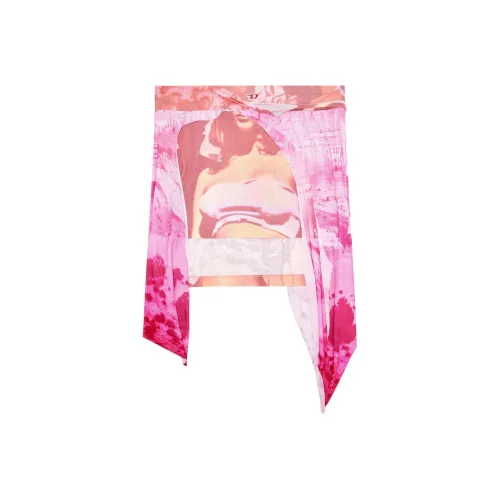 DIESEL O Malor P1 Graphic print Mini Skirt