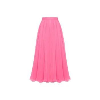 Alexander McQueen Pleated Midi Skirt