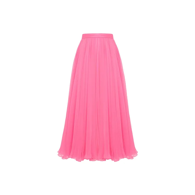 Alexander McQueen Pleated Midi Skirt-0