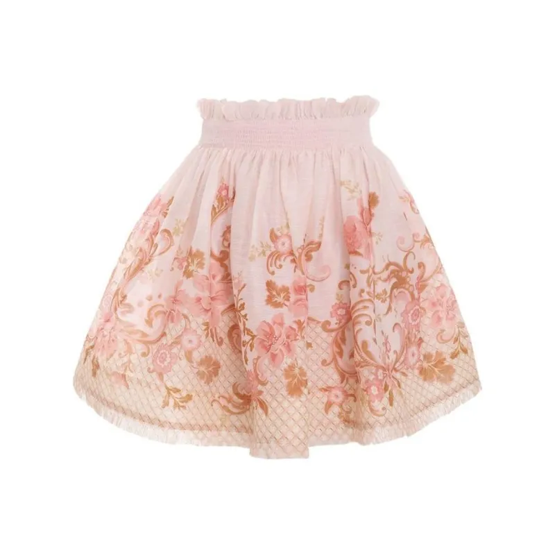 Zimmermann Casual Short Skirts Women's Pink-0