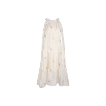 PLAY BUSH Sleeveless Dress Women's Apricot