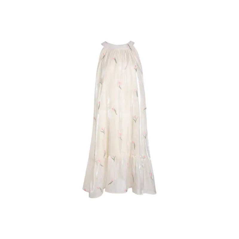 PLAY BUSH Sleeveless Dress Women's Apricot-0