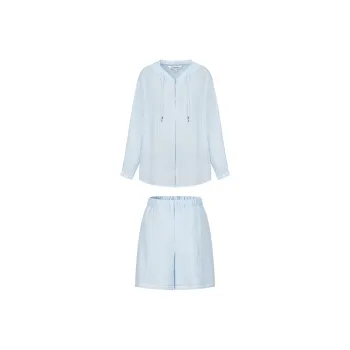 JZ. ANNAKRO Casual Suit Women's Light Blue