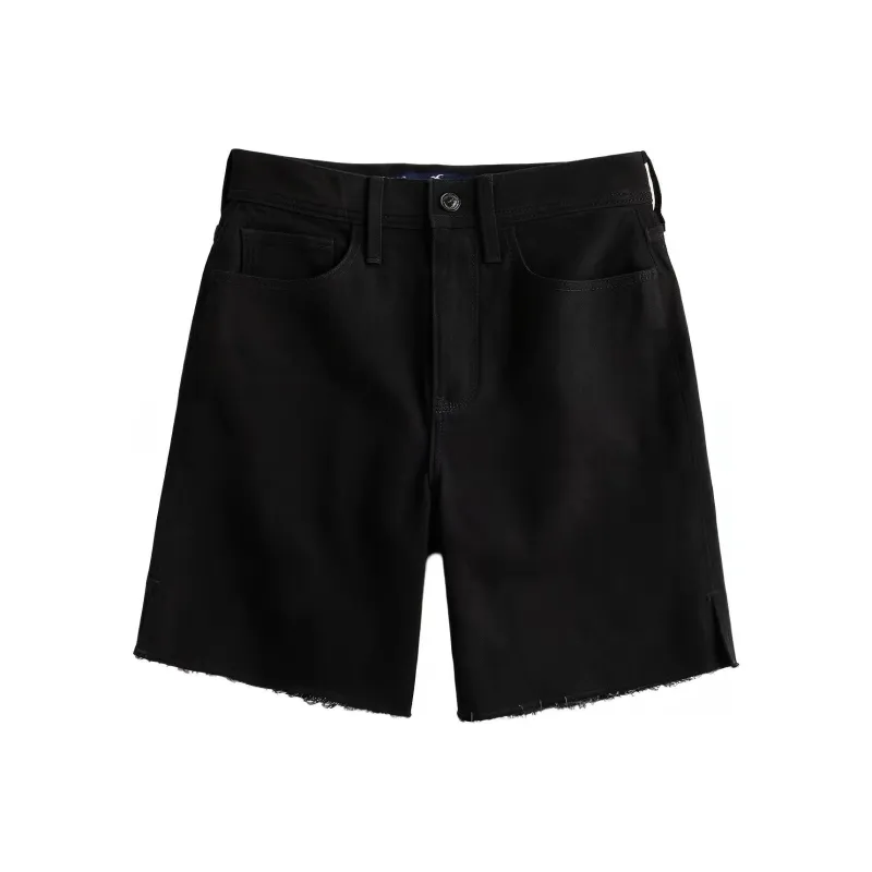 Hollister Denim Shorts Women's Black-0