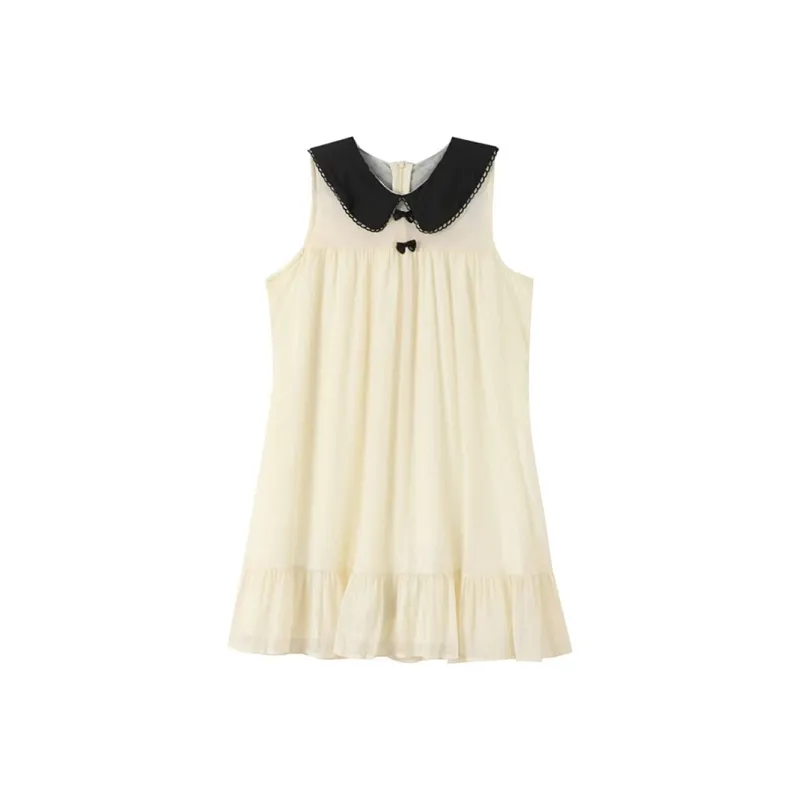 Incolore Sleeveless Dress Women's Apricot-0