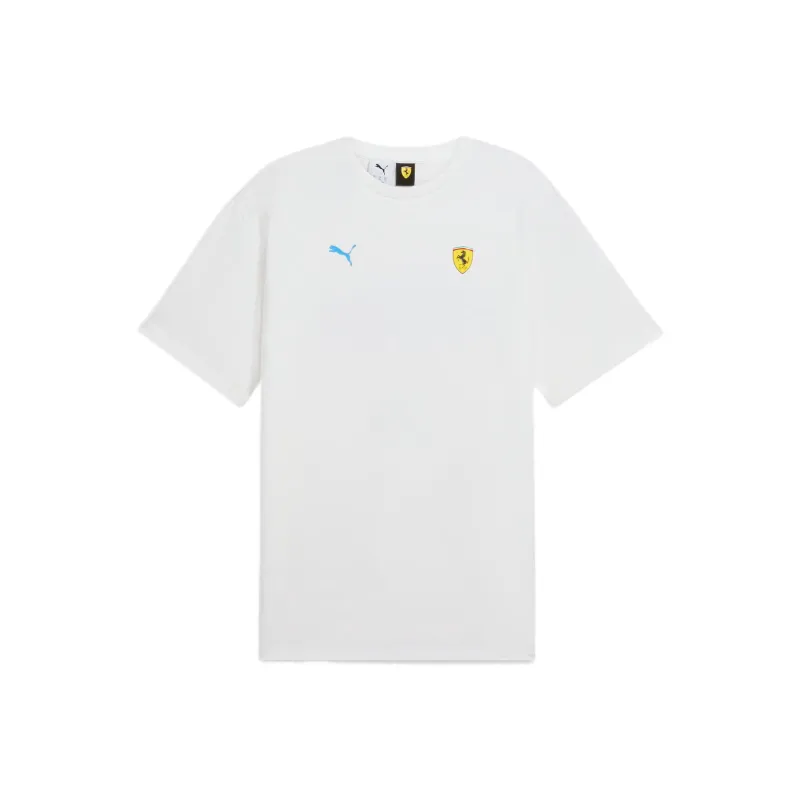 PUMA Scuderia FerrariMIAMI T Shirt Men's White-0